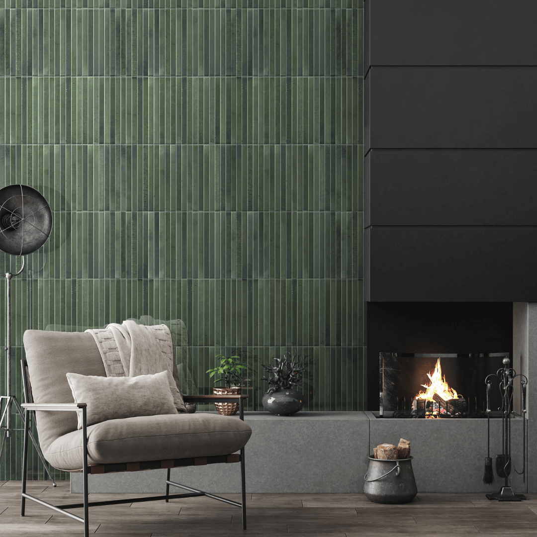 Keradom Home Kitkat Tile Forest Gloss