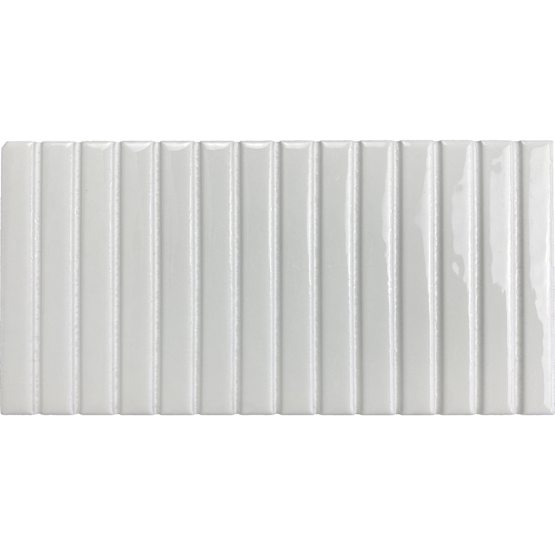 KitKat Snow Gloss Porcelain Decor Metro Tile
