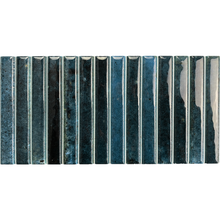Load image into Gallery viewer, Kit-Kat Ocean Gloss Porcelain Decor Metro Tile
