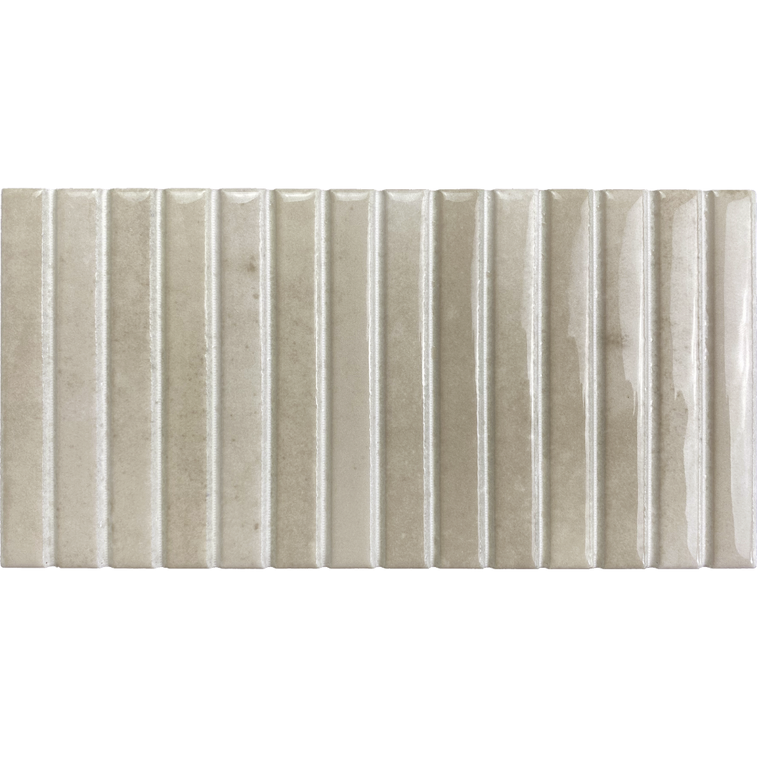 KitKat Ivory Gloss Porcelain Decor Metro Tile