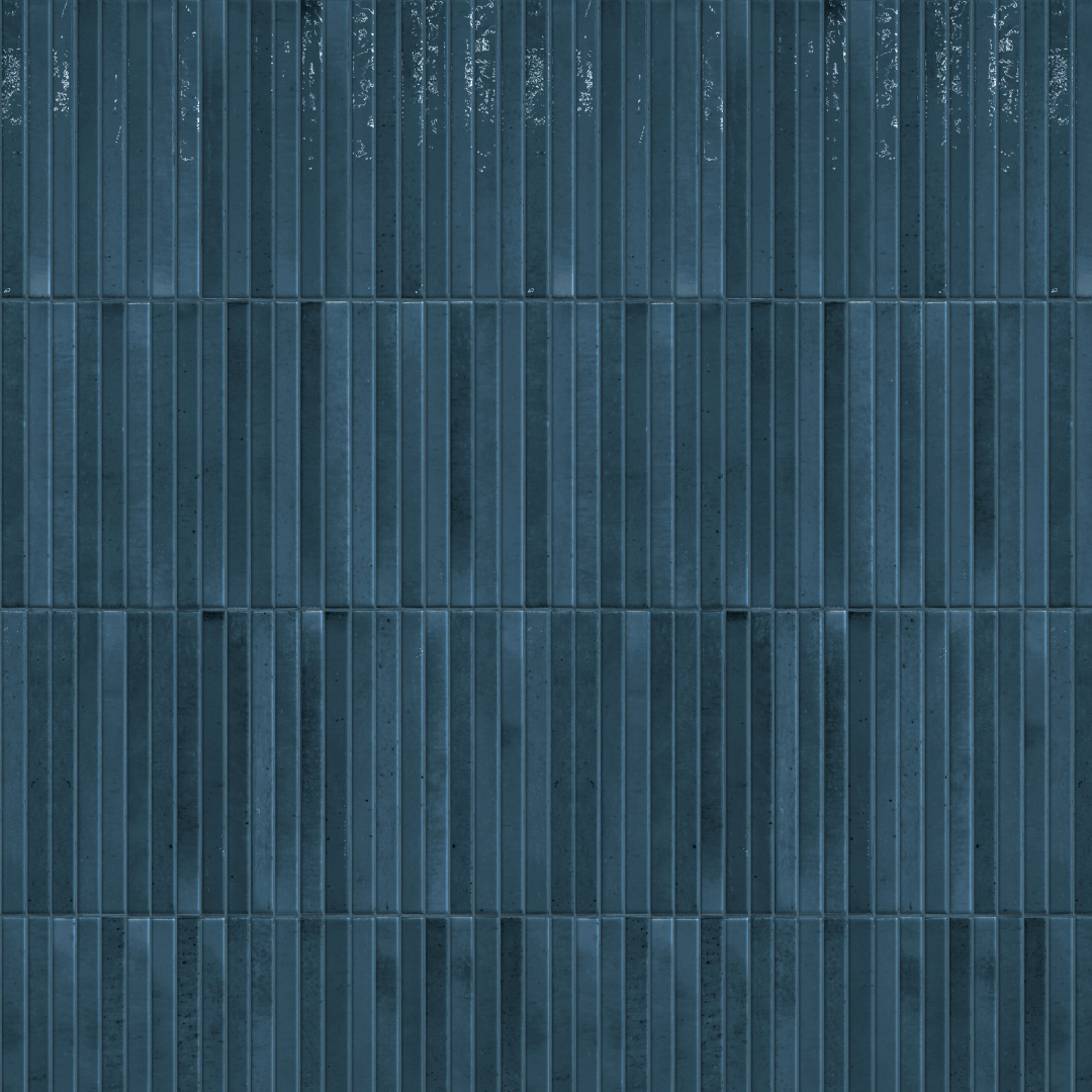 Keradom Home Kitkat Tile Navy Gloss