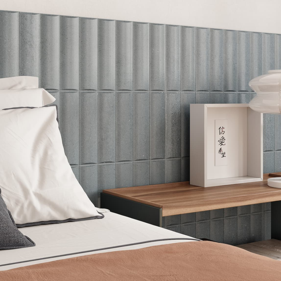 Lagom Convex Azul Decor Tile