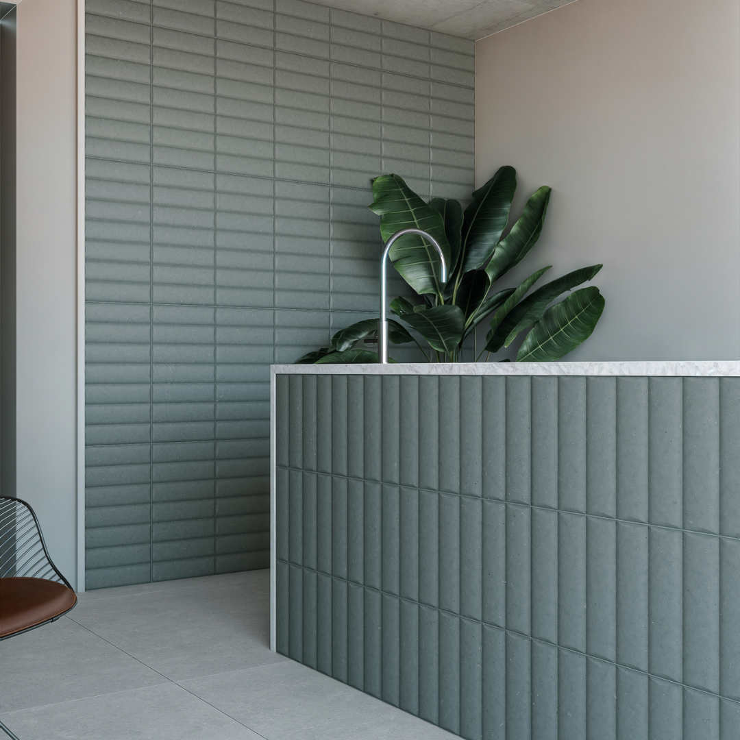 Lagom Convex Verde Decor Tile