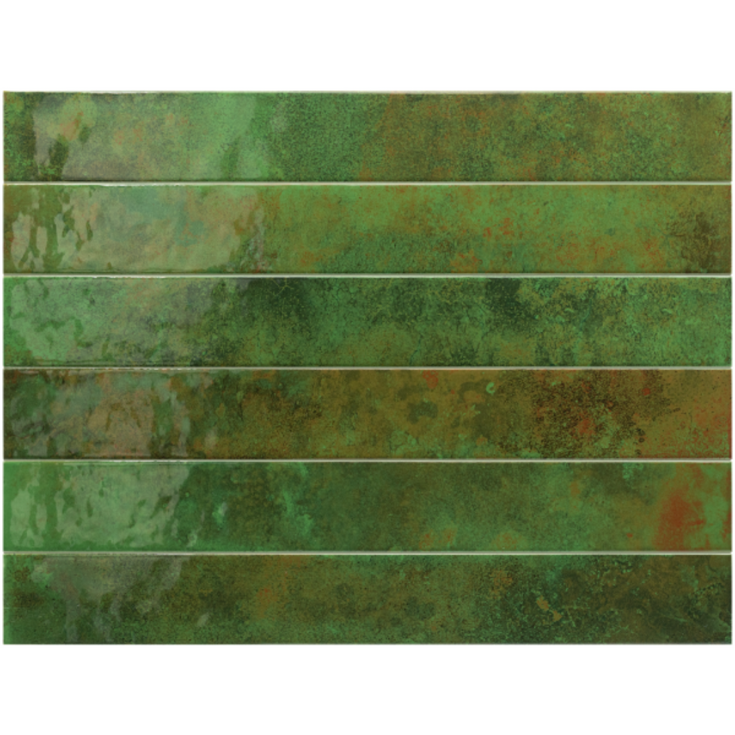 Bali Metro Green Ceramic Decor Tile
