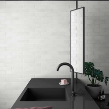 Load image into Gallery viewer, Magma White Metro Decor Tile
