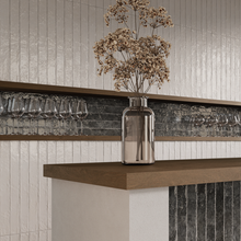 Load image into Gallery viewer, Menorca White Gloss Subway Decor Tile
