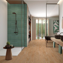 Load image into Gallery viewer, Pencil Kromo Sage Metro Decor Tile
