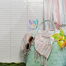 Load image into Gallery viewer, Pencil Kromo White Metro Decor Tile
