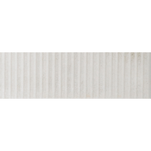 Load image into Gallery viewer, Raku Line White Porcelain Decor Metro Matt Tile
