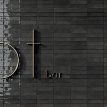 Load image into Gallery viewer, Rondine Marrakech Black Porcelain Metro Decor Tile
