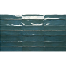 Load image into Gallery viewer, Rondine Marrakech Ocean Porcelain Metro Decor Tile
