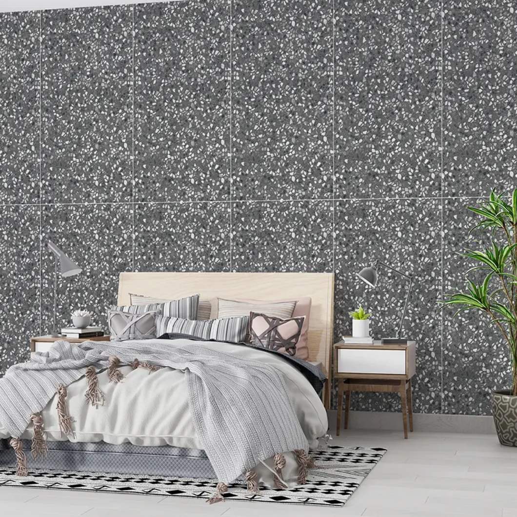 SF Terrazzo 8502 Dark Porcelain Decor Large Format Tile