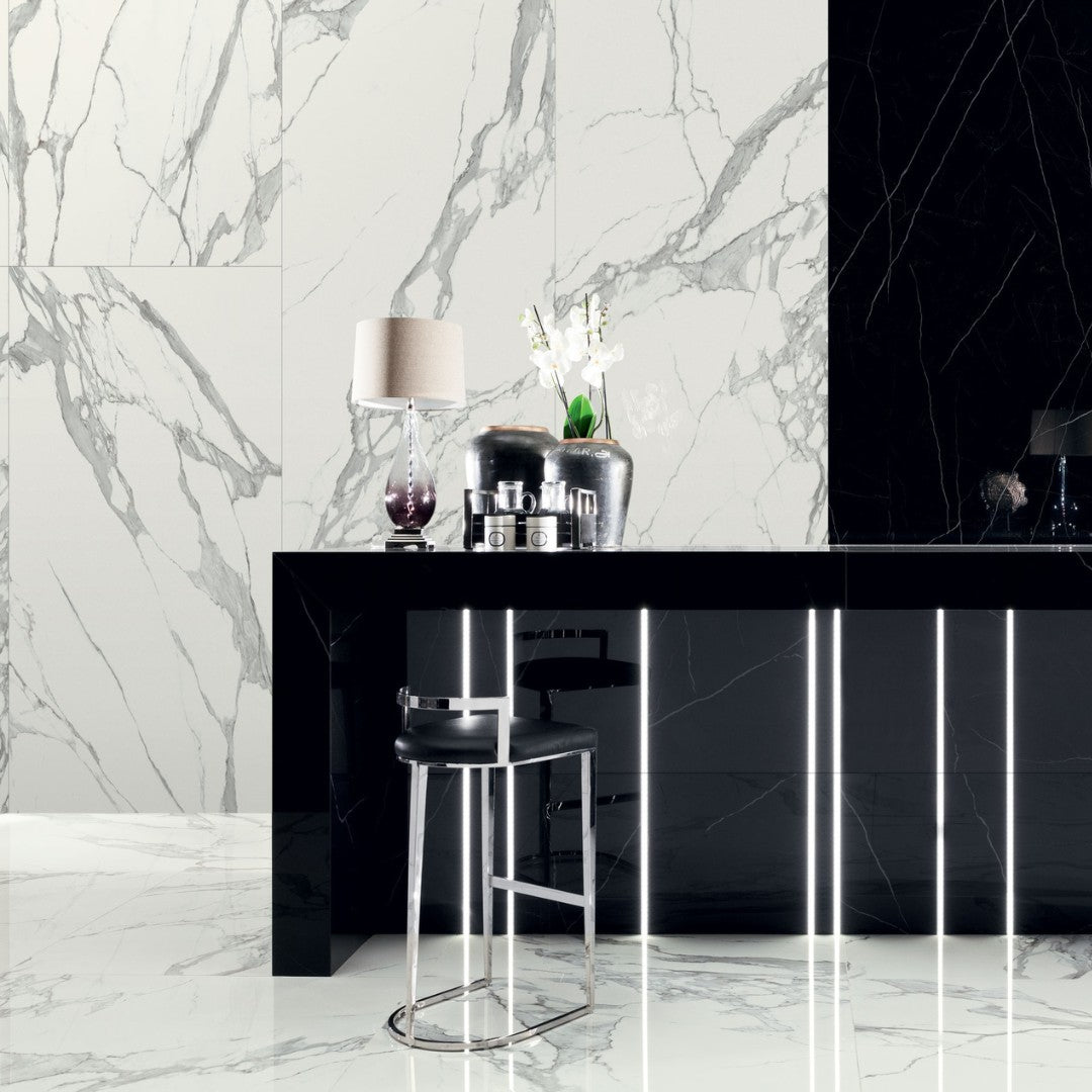 Specchio Carrara 120120 Porcelain Decor Large Format Tile