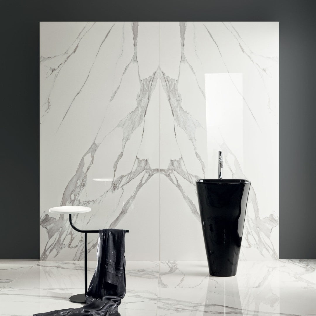 Specchio Carrara 120120 Porcelain Decor Large Format Tile