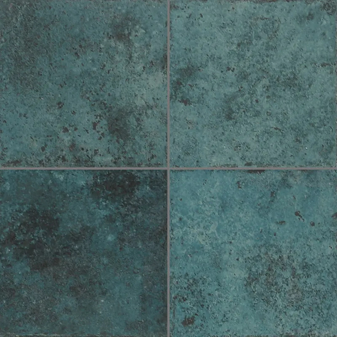 Tahiti Turqoise Matt Porcelain Decor Anti-Slip Tile