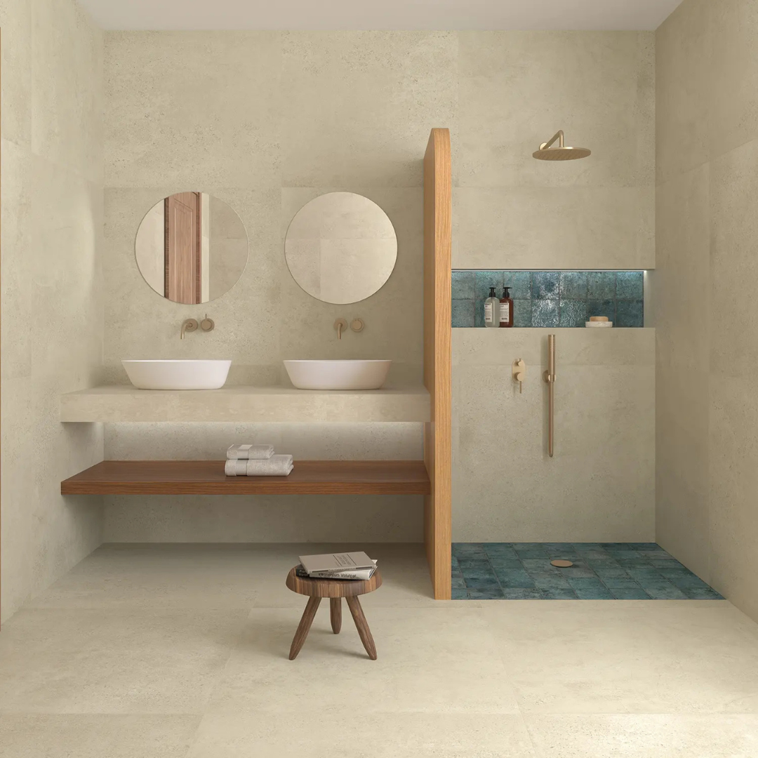 Tahiti Turqoise Gloss Porcelain Decor Tile