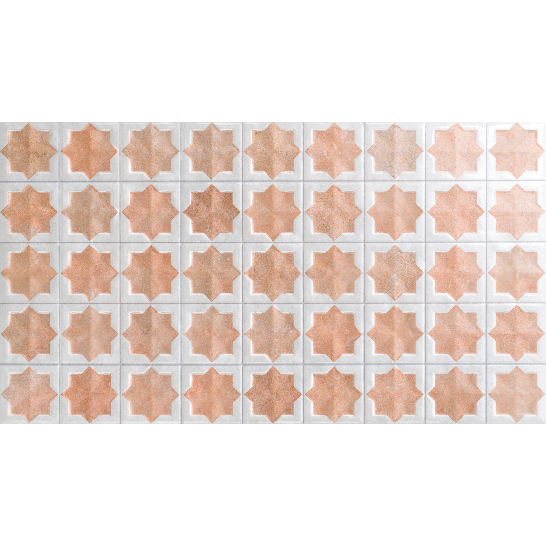 Tetuan Cotto White Decor Tile