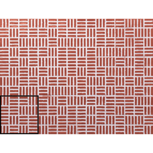 Load image into Gallery viewer, Tiny Burgundy Metro Square Decor Tiles
