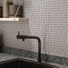 Load image into Gallery viewer, Tiny White Metro Square Decor Tiles
