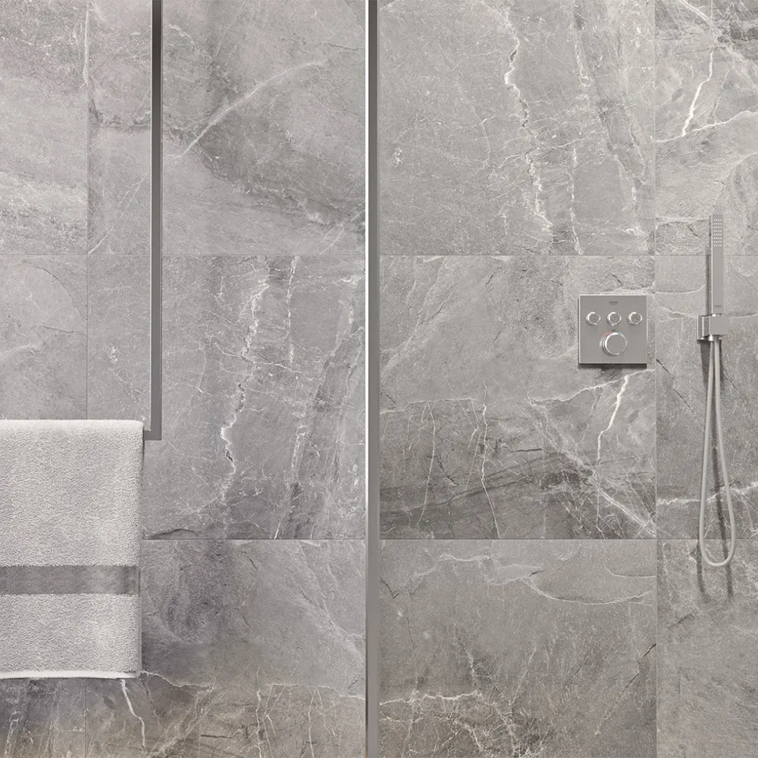 Tioga 13 Dark Grey 6060 Porcelain Decor Tile