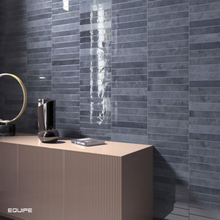 Load image into Gallery viewer, Verticale Deep Royal Metro Decor Tile
