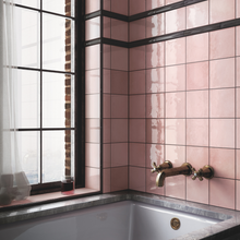 Load image into Gallery viewer, Village Cuadrado Rose Gold Porcelain Decor Tile
