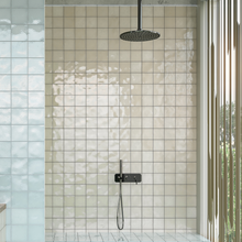 Load image into Gallery viewer, Village Cuadrado Mushroom Porcelain Decor Tile
