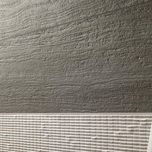 Load image into Gallery viewer, Flow Dark Grey 60120 Porcelain Decor Large Format Tile
