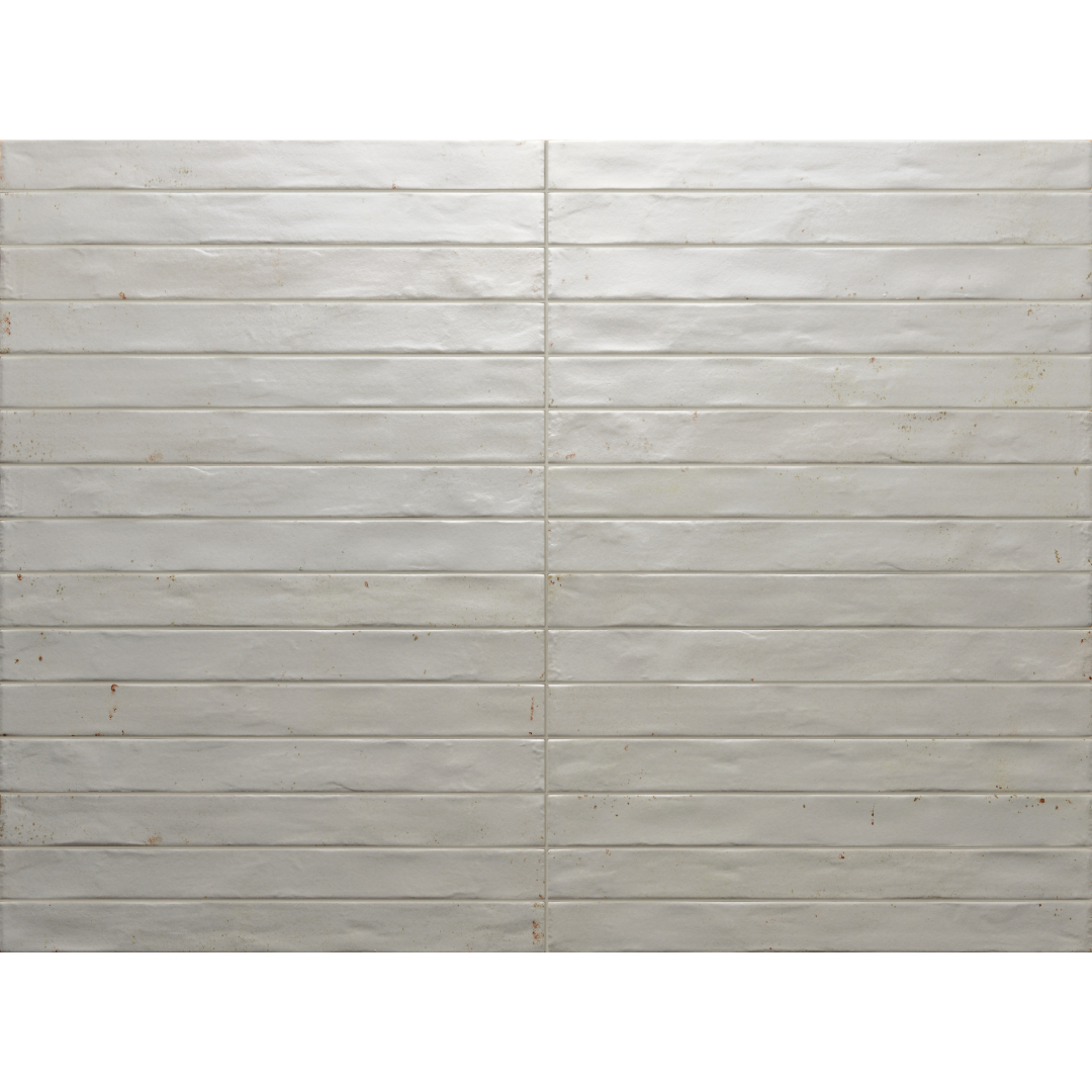 Graffiti White Porcelain Decor Metro Matt Tile