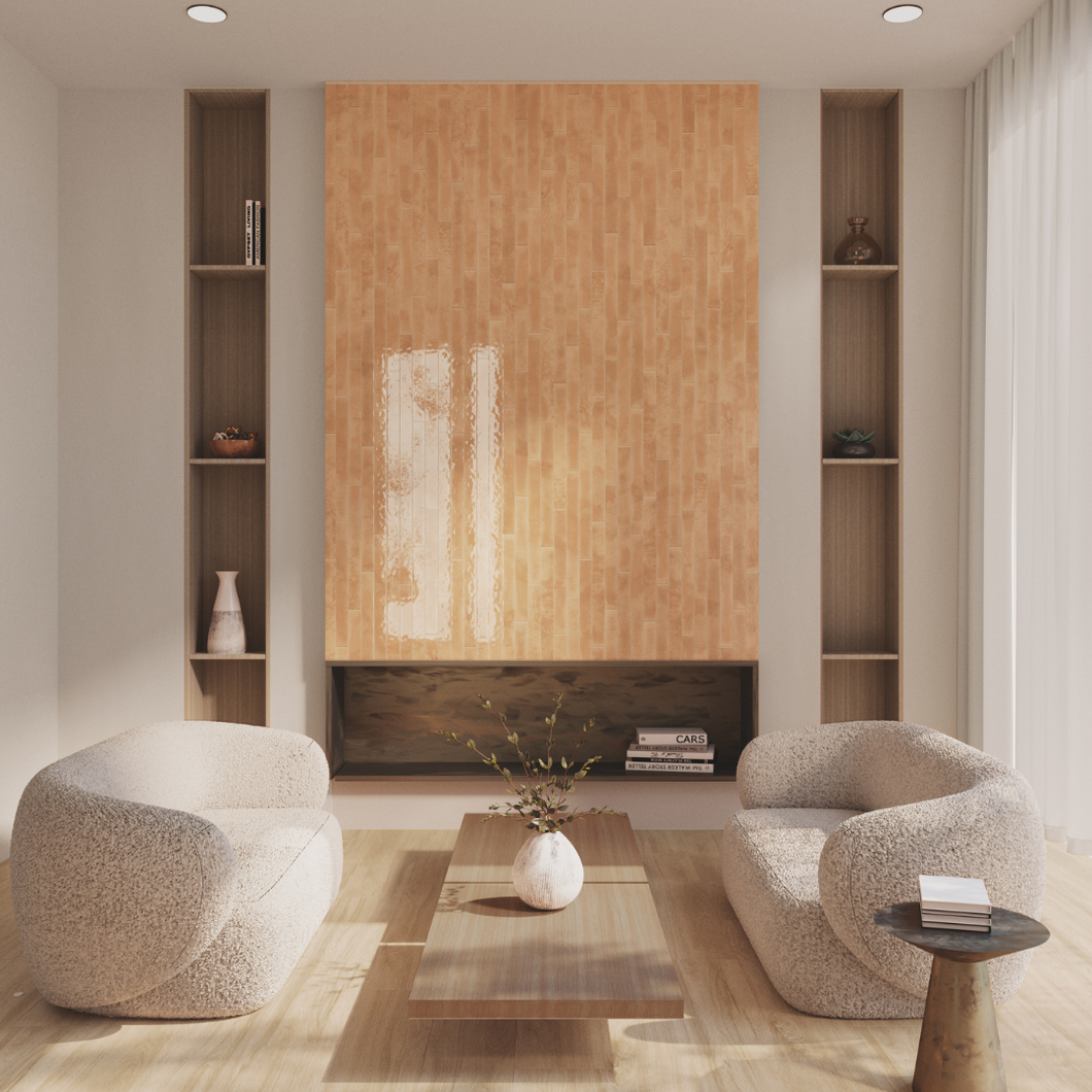 Makalu Gloss Cotto Porcelain Decor Tile