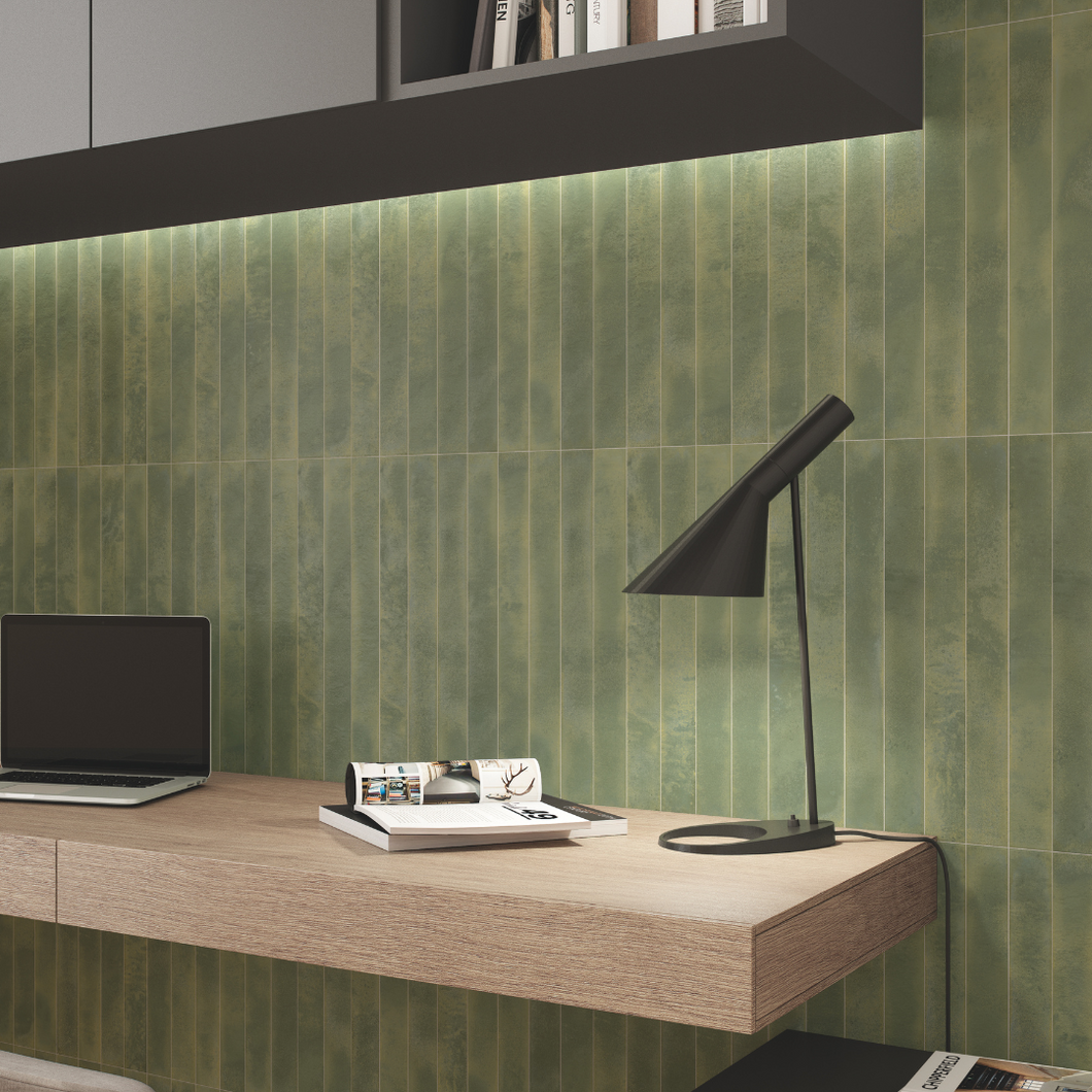 Makalu Matt Verde Porcelain Decor Tile