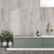 Load image into Gallery viewer, Verticale Dim Grey Metro Decor Tile
