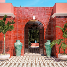 Load image into Gallery viewer, Village Subway Volcanic Red Porcelain Decor Tile
