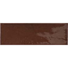 Load image into Gallery viewer, Village Subway Walnut Brown Porcelain Decor Tile
