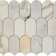 3042 Calacatta Marble Natural Stone Mosaic Decor Tiles