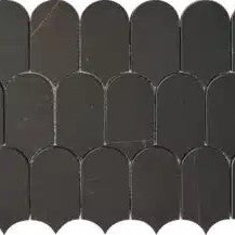 3043 Black Gold Natural Stone Mosaic Decor Tiles