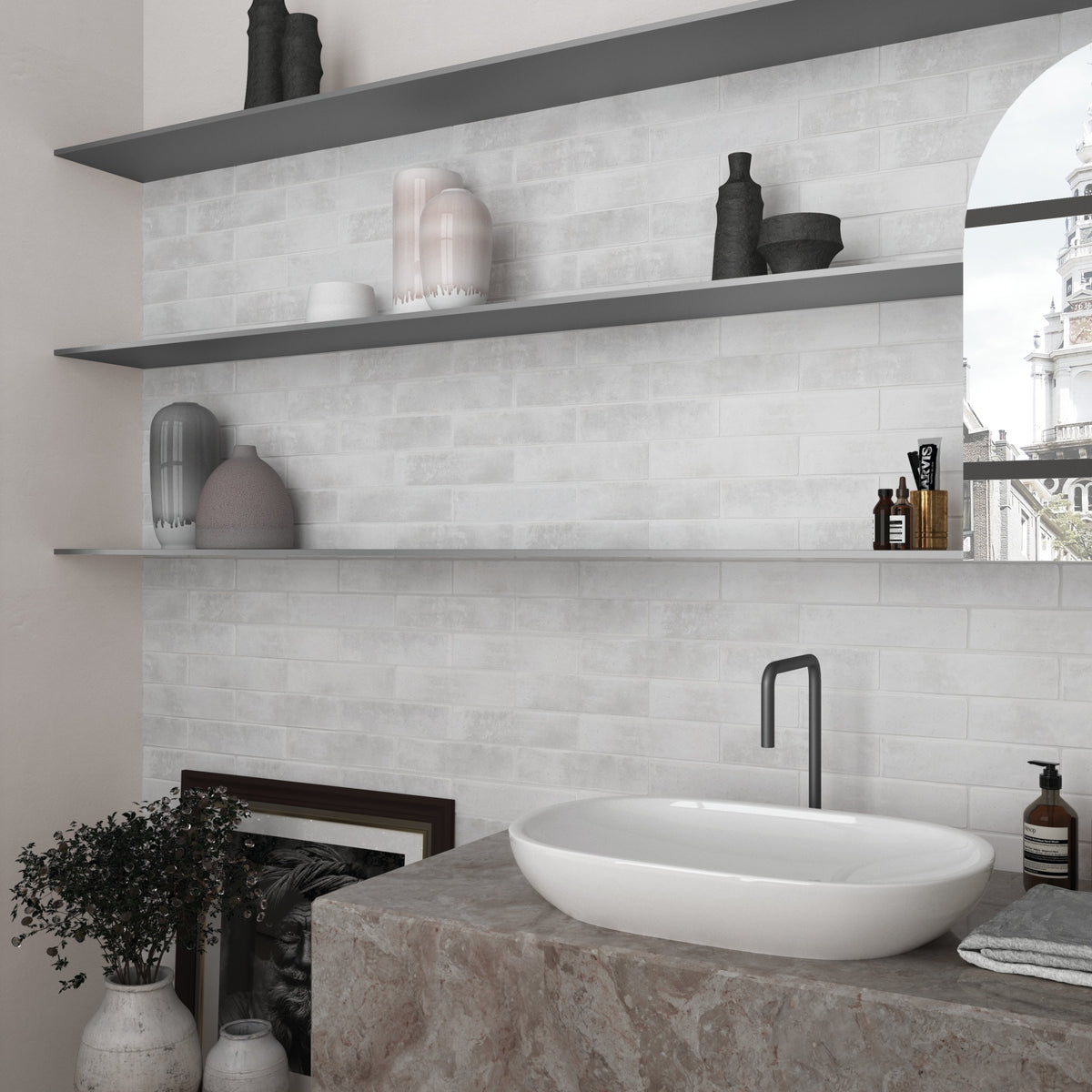 Argile Ice Subway Pattern Decor Tile