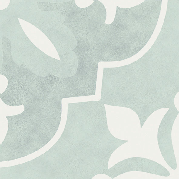 NORAs × NATAL DESIGN SOTE H15 Nora Aqua Porcelain Decor Tile – Evalution Flooring