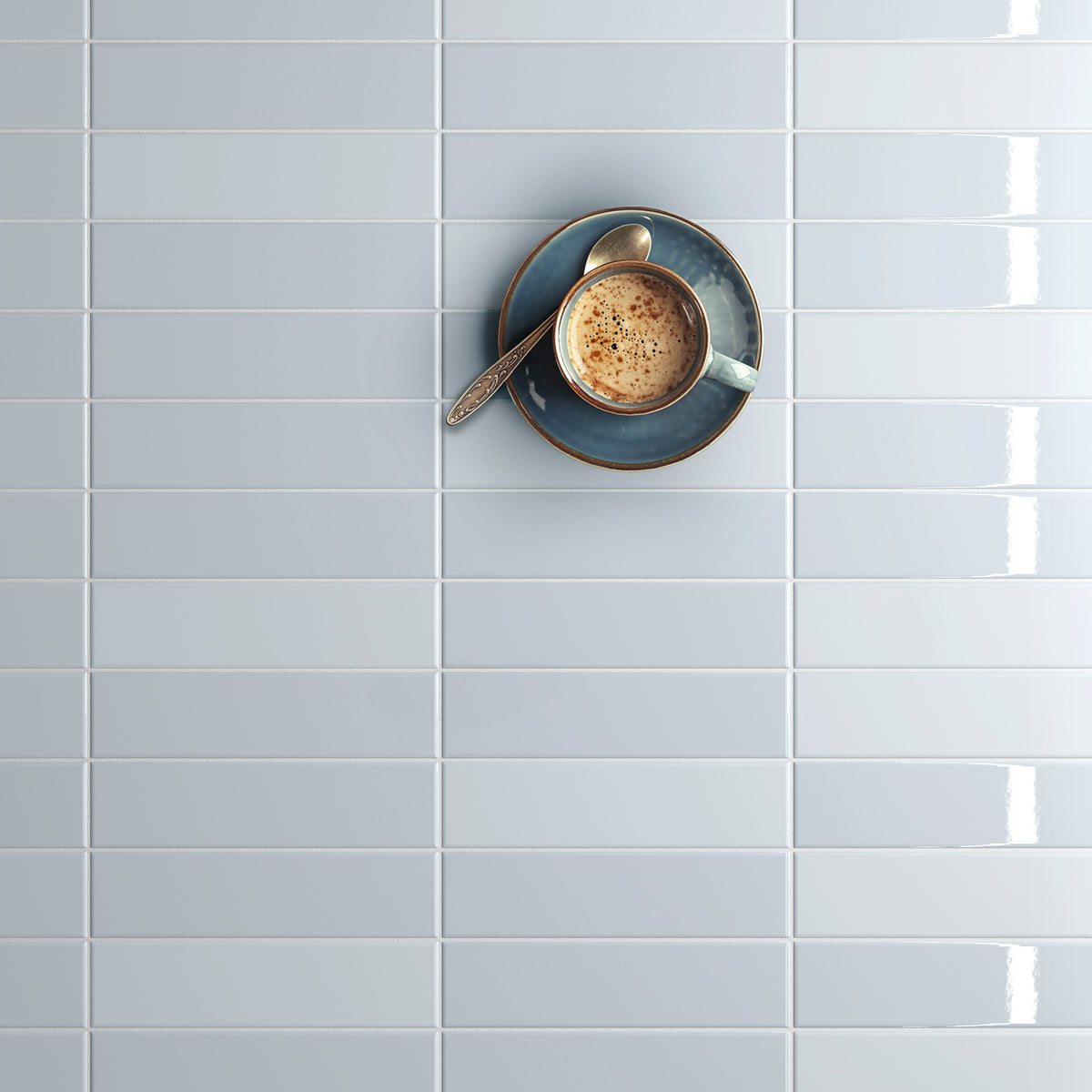 Costa Nova Baby Blue Metro Decor Tile