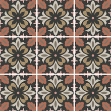 Load image into Gallery viewer, H15 Daisy Day Porcelain Decor Tile
