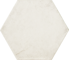Load image into Gallery viewer, Heritage Hexagon Snow Porcelain Decor Tile
