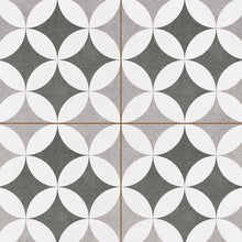 Load image into Gallery viewer, Chic Hester Silver Porcelain Decor Tile
