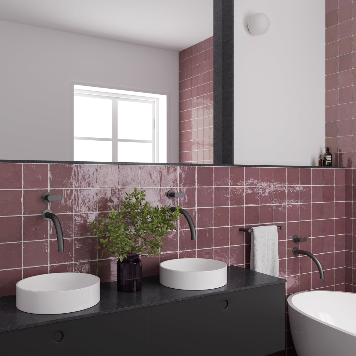 Riviera Juneberry Cuadrado Decor Tile