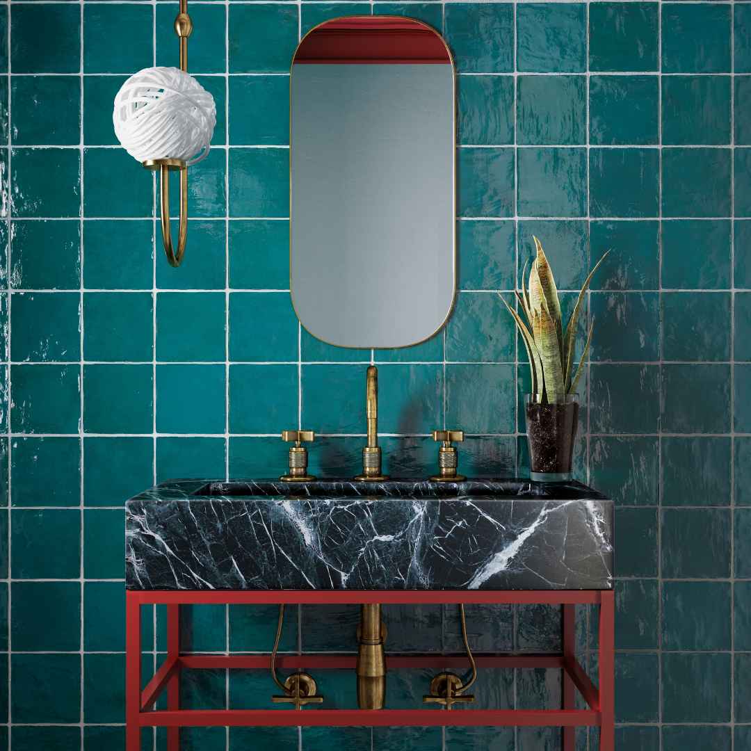 Riviera Quetzal Cuadrado Decor Tile