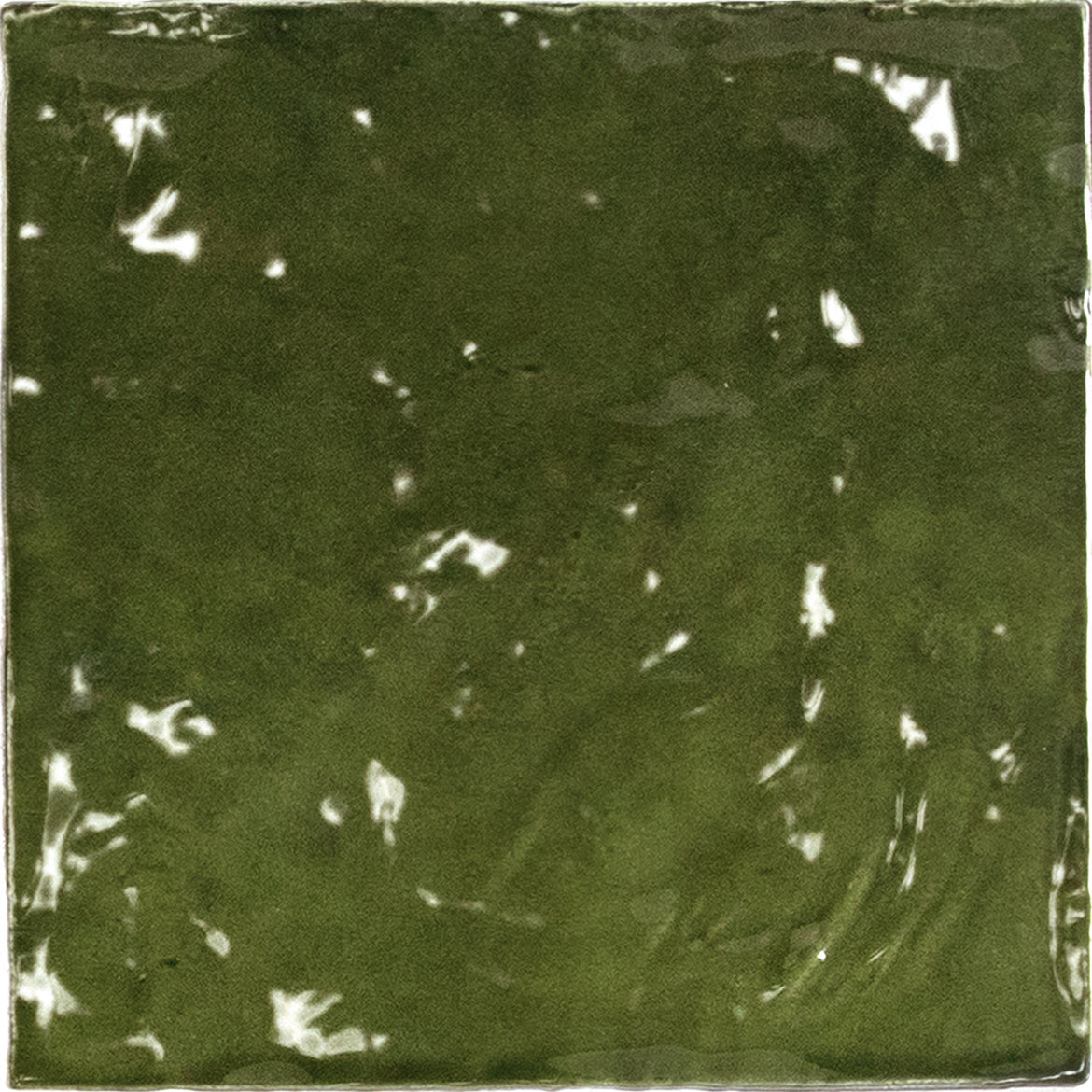 Riviera Botanical Green Cuadrado Decor Tile