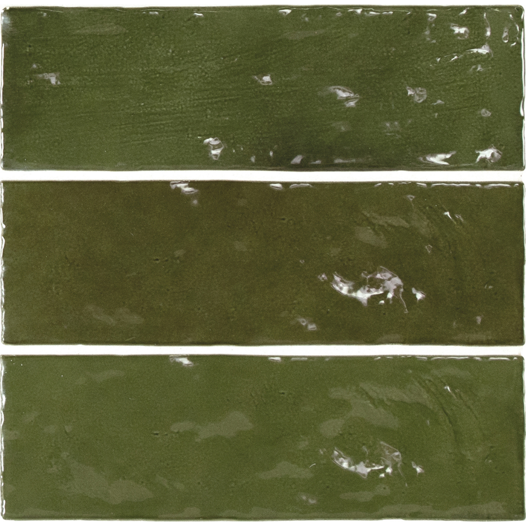 Riviera Botanical Green Metro Decor Tile