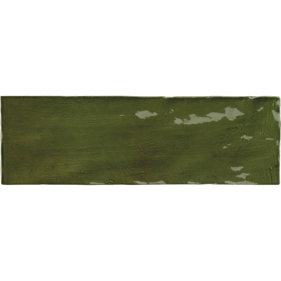 Riviera Botanical Green Metro Decor Tile