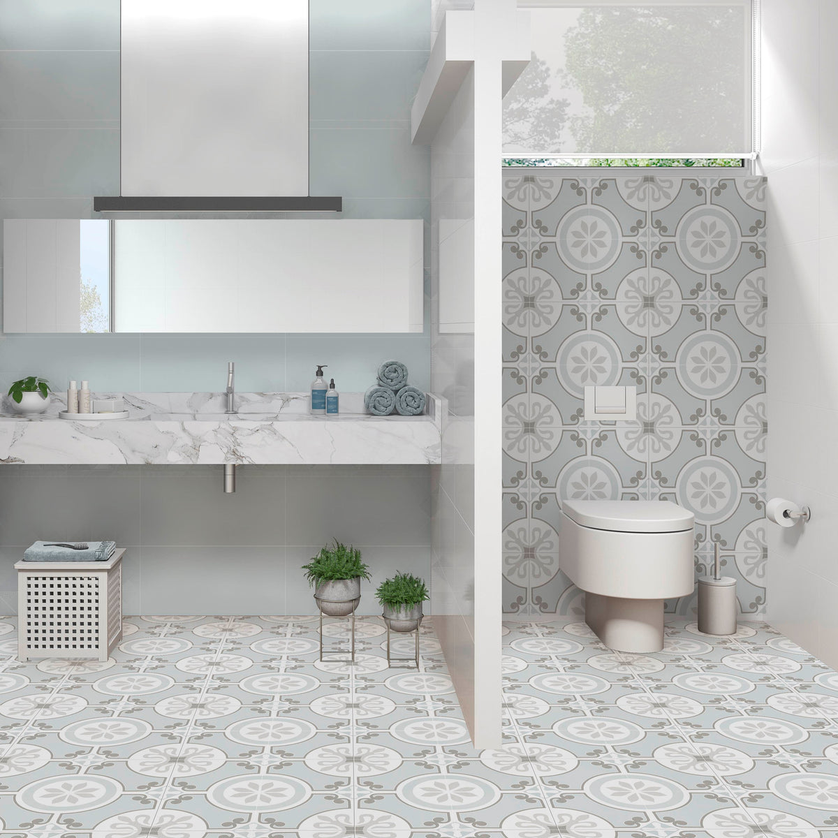MVG1215 Glaston Green Sea Decor Tile