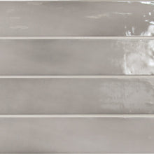 Load image into Gallery viewer, Manacor Mercury Grey Metro Subway Decor Tile
