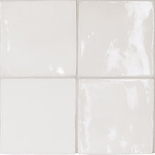 Load image into Gallery viewer, Manacor White Cuadrado Decor Tile
